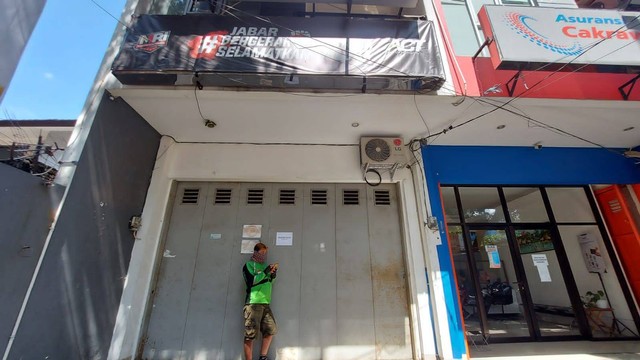 Kantor ACT di Kota Bandung ditutup. Foto: Dok. Ulfah Salsabilah