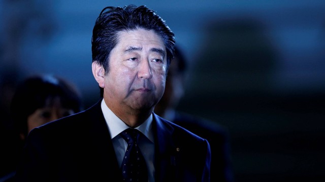 Mantan Perdana Menteri Jepang Shinzo Abe. Foto: Yuya Shino/REUTERS