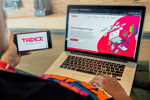 Tadex, platform iklan digital dari Telkomsel. Foto: Dok. Telkomsel