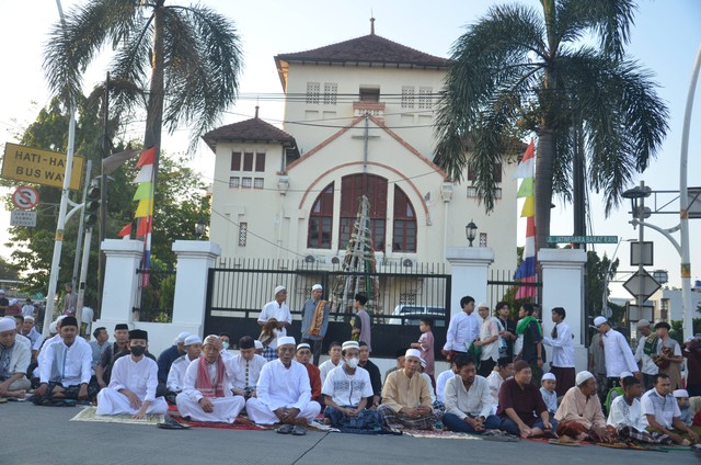 Suasana Idul Adha di Jatinegara. (Foto: Kumparan/ Argya D. Maheswara)