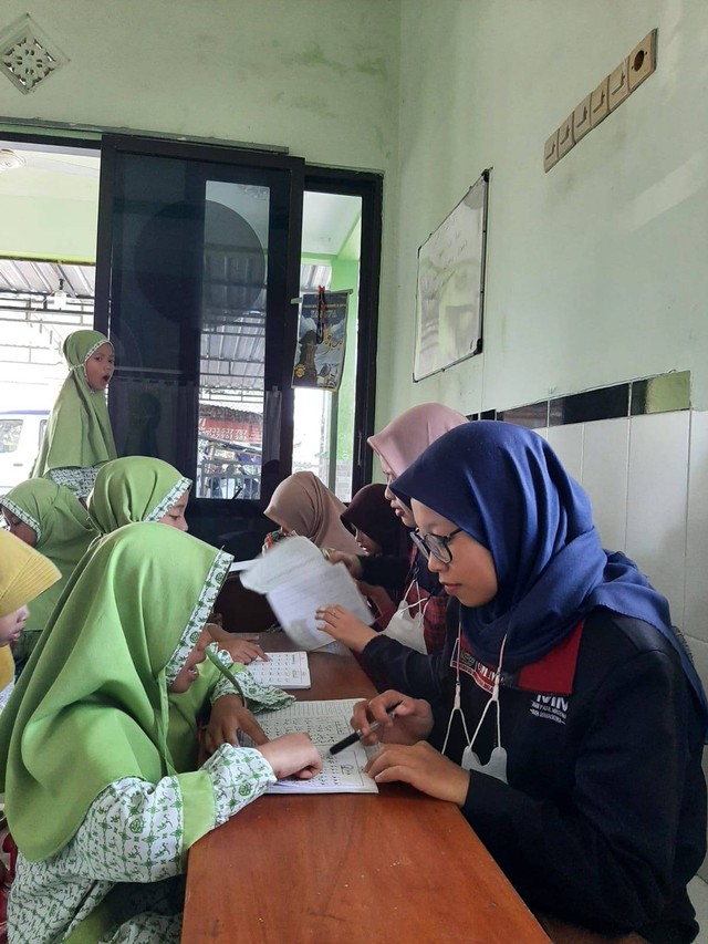 Dok. pribadi - aktivitas kegiatan pendampingan belajar bersama