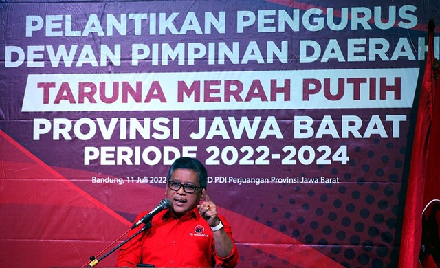 Sekjen PDIP Hasto Kristiyanto di Jabar. Foto: Dok. PDIP