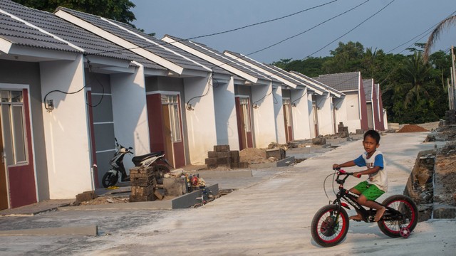 Ilustrasi perumahan bersubsidi di Pandeglang, Banten, Senin (11/7). Foto: ANTARA FOTO/Muhammad Bagus Khoirunas