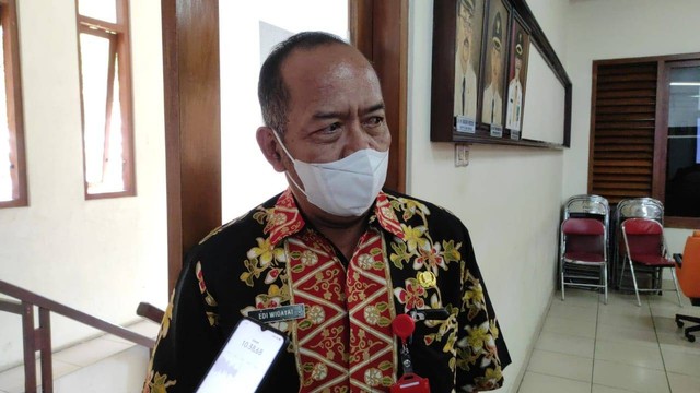 Kepala Dinas Kesehatan (Dinkes) Kabupaten Blora Edy Widayat, saat beri keterangan. Selasa (12/07/2022). (foto: dok istimewa)