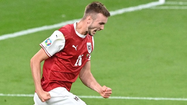 Striker Stuttgart, Sasa Kalajdzic. Foto: Justin Tallis/AFP