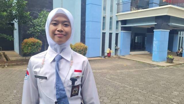 Fadhilah Nurul Istiqomah, salah seorang siswi SMKN Jawa Tengah Pati. Foto: Dok. Istimewa