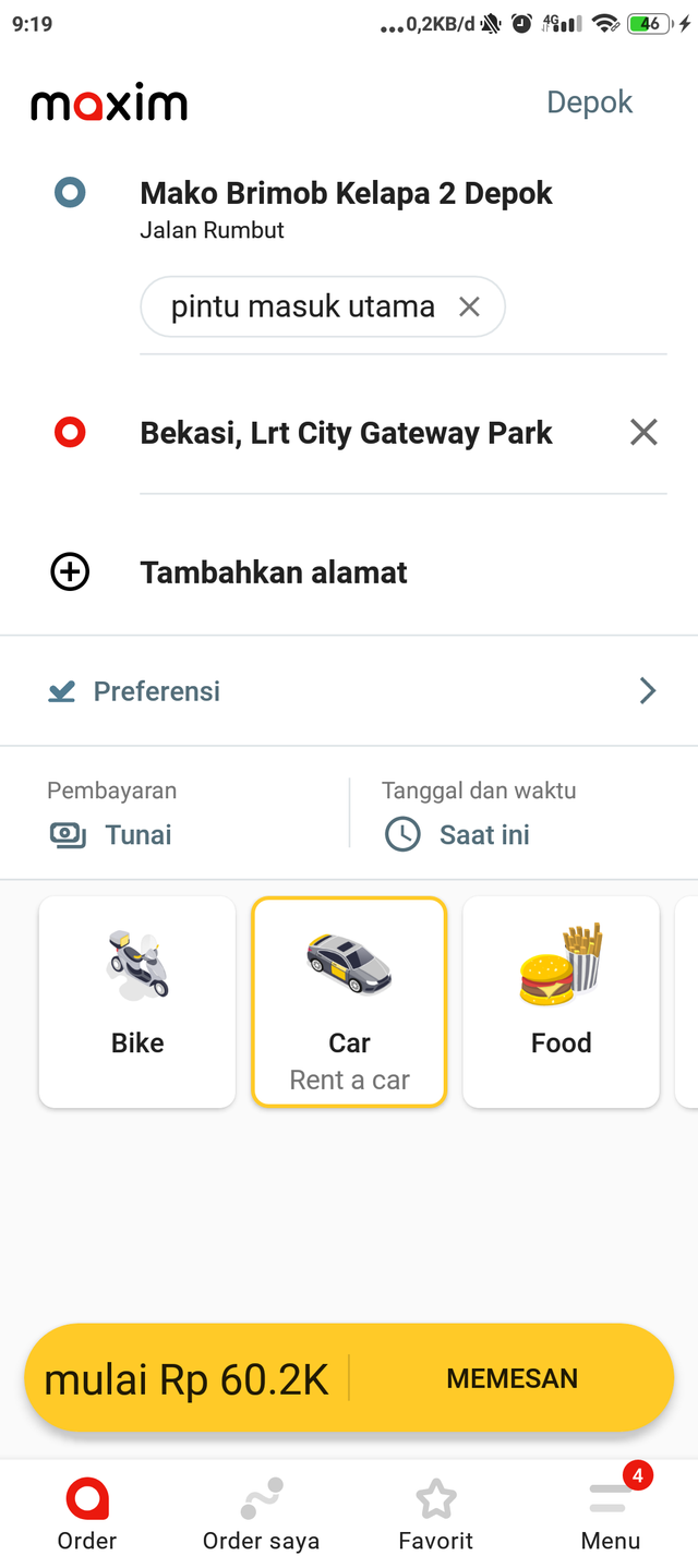 Cara Sewa Mobil di Maxim dengan Mudah