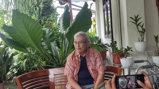 Ketua RT rumah Kadiv Propam Irjen Sambo, Seno Sukarto (84). Foto: Jonathan Devin/kumparan