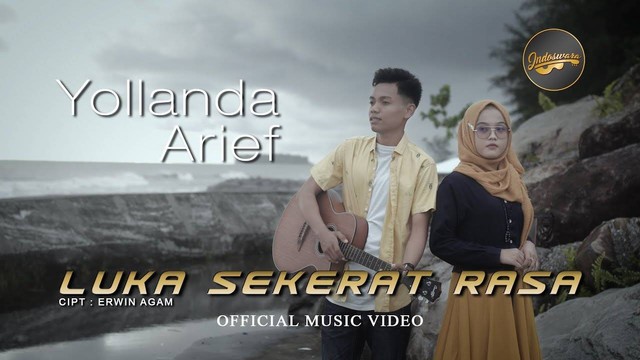 Ilustrasi tangkapan layar video musik Luka Sekerat Rasa oleh Yollanda Arief. Foto: YouTube/Indoswara Music Digital