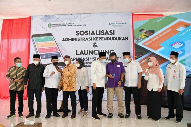 Keren, Pemkot Pasuruan Launching Aplikasi Siap Pak RT