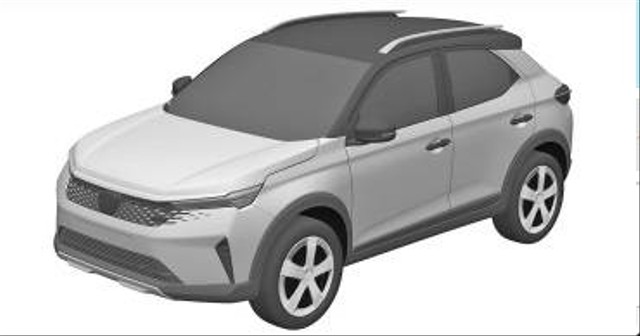 Sebuah paten desain mobil yang diduga sebagai wujud produksi massal Honda SUV RS Concept di Direktorat Jenderal Kekayaan Intelektual Kementerian Hukum & H.A.M RI. Foto: Dok. Istimewa