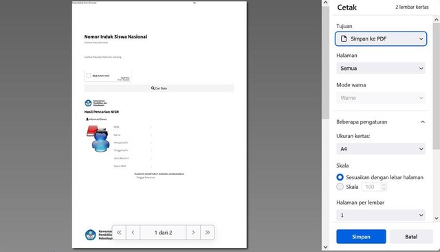 Cara Cetak Kartu NISN, Gunakan Situs Kemdikbud | Kumparan.com