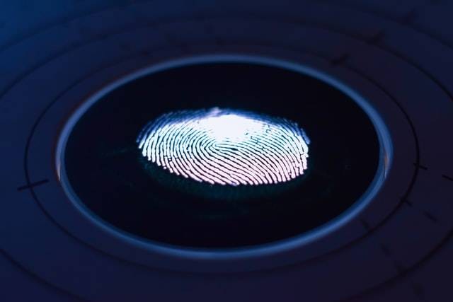 Ilustrasi fingerprint. Foto: George Prentzas/Unsplash