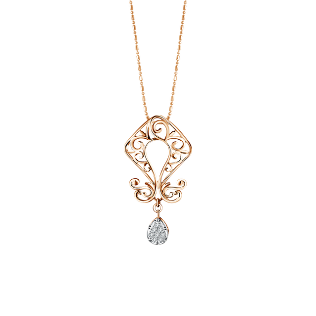 Perhiasan diamond pendant atau liontin berlian dari seri Anta. Foto: Dok. The Palace