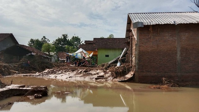 Kondisi Desa Bulumanis, Kecamatan Margoyoso usai dihantam banjir. Foto: Dok. Istimewa