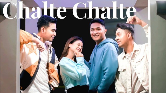 Ilustrasi tangkapan layar video cover lagu Chalte Chalte oleh Hari Putra dan kawan-kawan. Foto: YouTube/Hari Putra