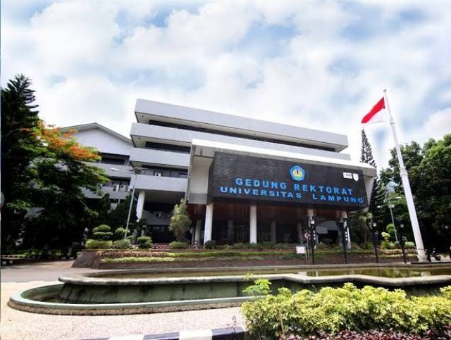 Gedung Rektorat Universitas Lampung (Unila). | Foto: Ist