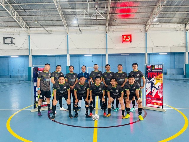 Tim Futsal Lapas Kotaagung Siap Berkompetisi di Lampung Walk, Bandar Lampung (Sumber: Dok. Lapas Kotaagung)