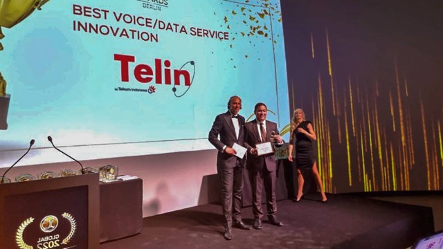 Anak usaha PT Telkom Indonesia, Telin, mendapat penghargaan internasional di Berlin, Jerman. Foto: Dok. Telin