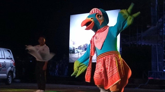 Ciu-ciu, maskot Pekan Olahraga Provinsi (Porprov) IV Sulawesi Barat yang dipusatkan di Mamuju. Foto: Dok. Istimewa