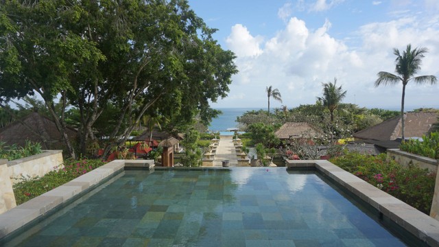 Pemandangan dari lobby Ayana Resort and Spa Bali. Foto: Ela Nurlaela/kumparan