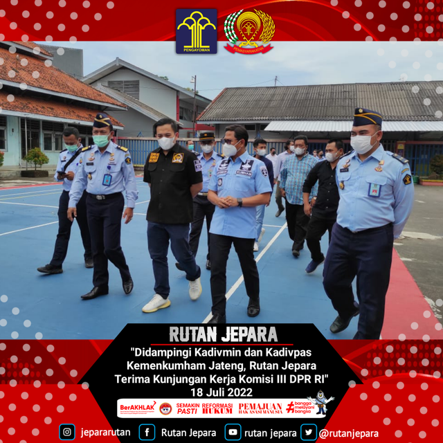 Didampingi Kadivmin Dan Kadivpas Jateng, Rutan Jepara Terima Kunker ...