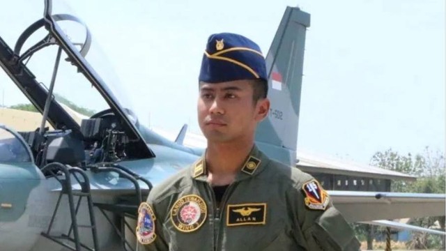 Lettu Pnb Allan Safitra Indra, pilot pesawat T50i Golden Eagle yang jatuh di Blora. Foto: Antara