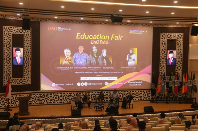 Education Fair dalam rangkaian UAD FAIR 2022 (Foto: Humas UAD)