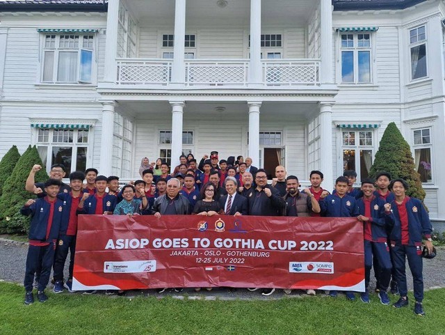 ASIOP Football Academy di Gothia Cup 2022 Swedia. Foto: Instagram/@asiopapacinti