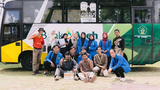Para kru film pendek 'Sudut Pandang'. Foto: dok. UIN Ar-Raniry 
