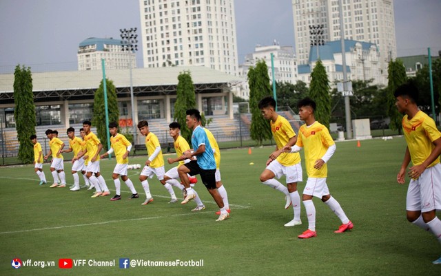 Timnas Vietnam U-16 untuk Piala AFF U-16 2022. Foto: VFF