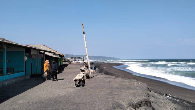 Suasana kawasan Pantai Depok. Foto: Erfanto/Tugu Jogja