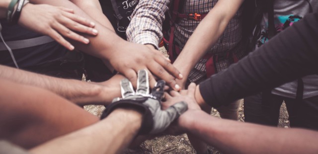 Photo by Dio Hasbi Saniskoro: https://www.pexels.com/photo/people-doing-group-hand-cheer-3280130/