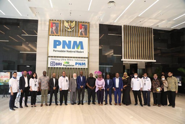 Sambutan PNM akan kedatangan pihak CDRB Bank Tanzania. Foto: Dok. PNM