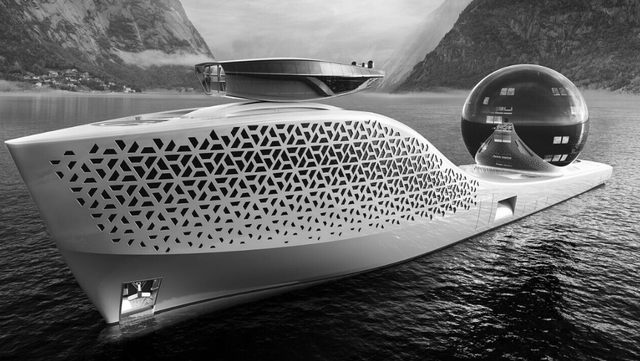 Desain kapal Earth 300 yang dijuluki Bahtera Nabi Nuh. Foto: Earth 300