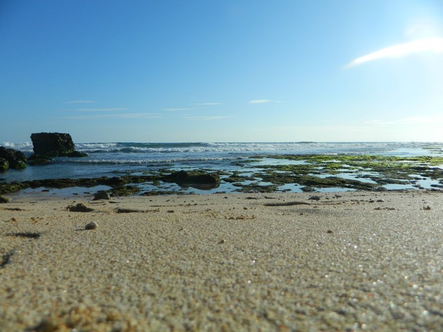 Pantai di Gunung Kidul yang Sepi, Foto: Unsplash/Pranawa Capture