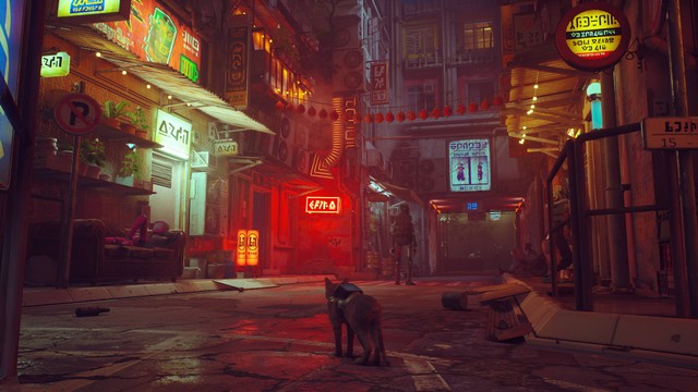 Menjadi Kucing Oyen dikota Cyberpunk (Source: Steam)