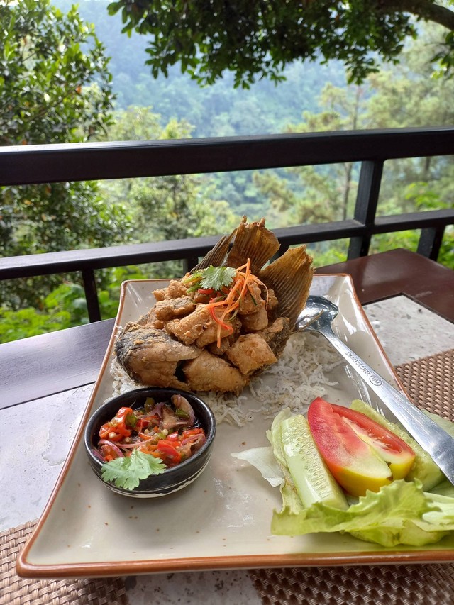 Gurame goreng saus thailand ala The Hills. Foto: Monika Febriana/kumparan