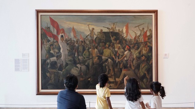 Salah satu karya Agus Suwage di Museum MACAN. Foto: Museum MACAN
