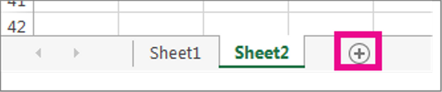 Ilustrasi cara menambah sheet di Excel. Foto: Microsoft