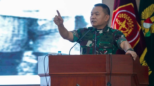 Jenderal Dudung di Sesko TNI, Bandung Foto: TNI AD