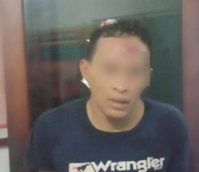 Babak Belur Dihajar Warga, Maling Motor di Pandaan Pasuruan Diamankan Polisi