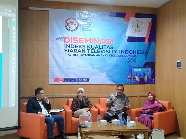 Diseminasi Indeks Kualitas Siaran Televisi di Indonesia di Untan Pontianak. Foto: Lydia Salsabilla/Hi!Pontianak