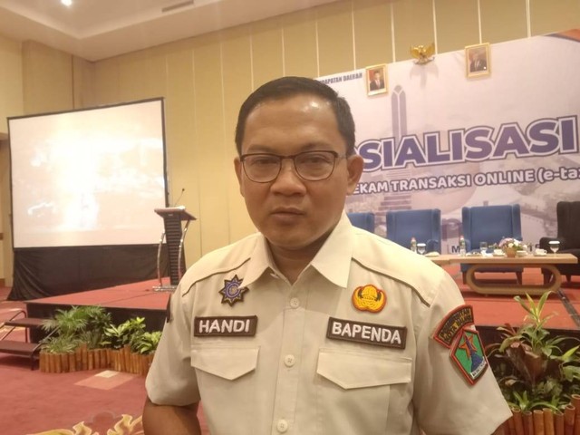 Kepala Bapenda Kota Malang, Handi Priyanto. Foto: M Sholeh