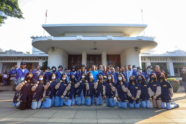 Perwakilan peserta turnamen sepak bola wanita Piala Wali Kota Bandung 2022. Foto: Humas Pemkot Bandung