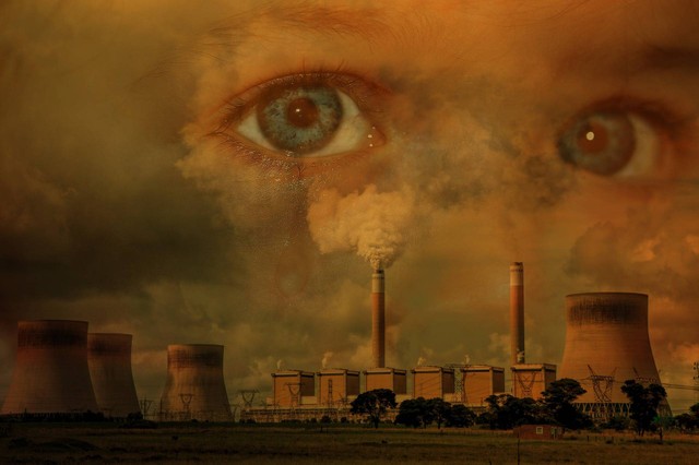 Ilustrasi krisis iklim akibat emisi gas rumah kaca. (Sumber: pixabay.com/TheDigitalArtist)