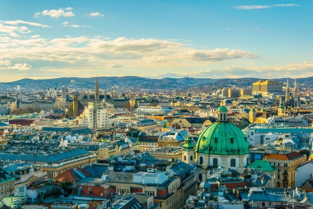 Panorama kota Wina di Austria. Foto: Shutterstock