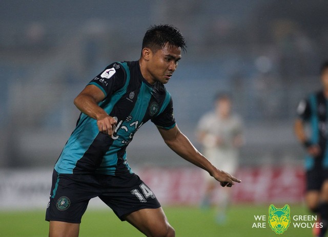 Asnawi Mangkualam saat laga Ansan Greeners vs Gimpo di Ansan-wa Stadium, Sabtu (23/7/2022), dalam pekan ke-28 Divisi 2 Liga Korea Selatan (Korsel) 2022. Foto: Foto: Facebook/@ansangreenersfc
