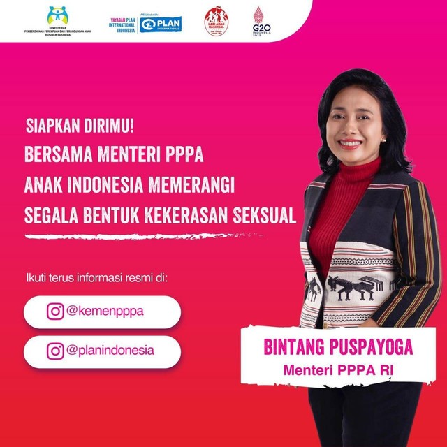 Teaser Sehari Jadi Menteri PPPA yang dipublikasikan di media sosial KemenPPPA dan Plan Indonesia