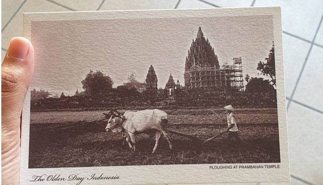 Foto kartu pos lama tentang Yogyakarta. Foto: Toko House of Lala